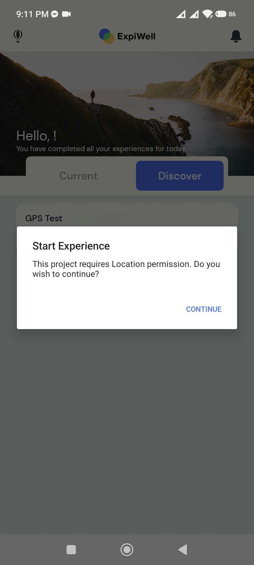 Permission for GPS location Tracker