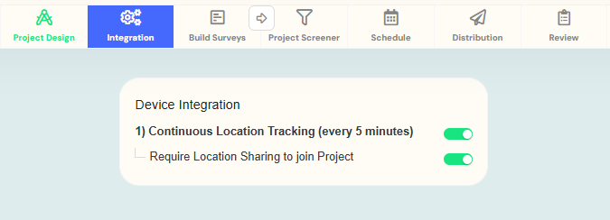 Enable Continuous Location Tracking