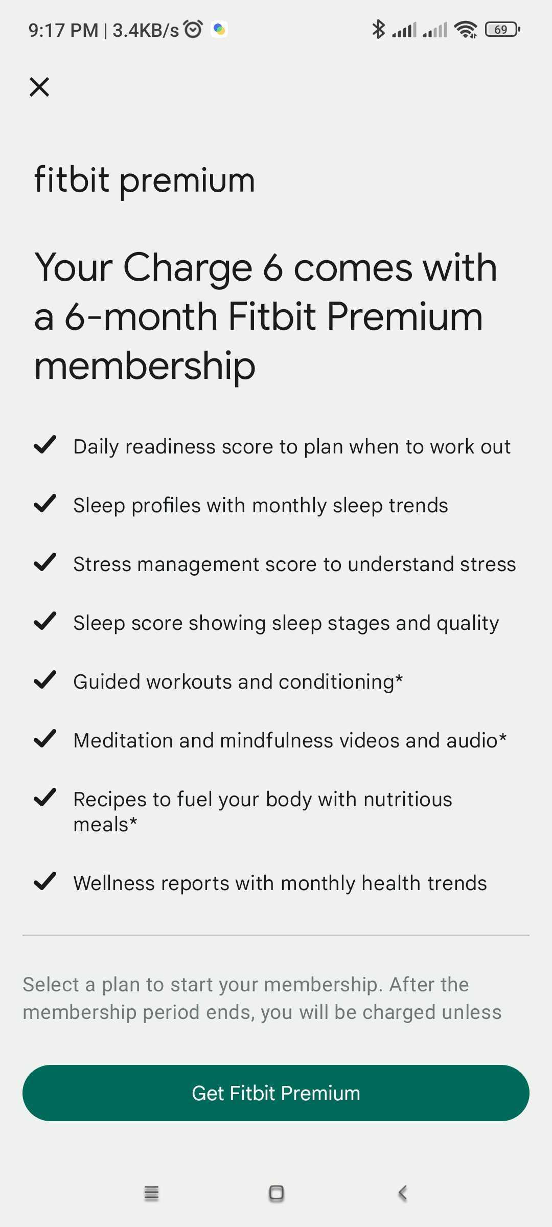 Fitbit Premium membership benefits