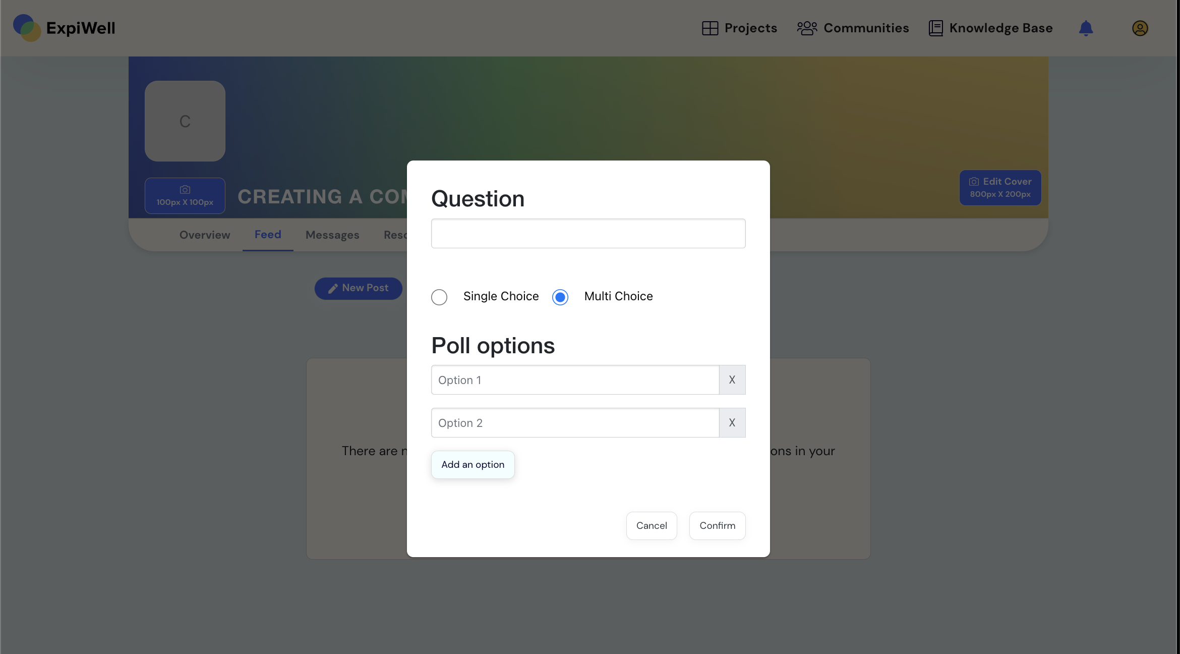 Creating Polling Question