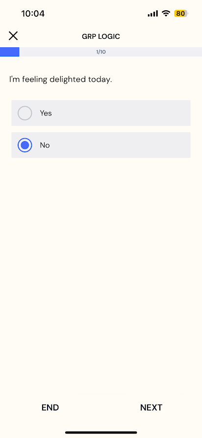 mobile view of random Happy question 