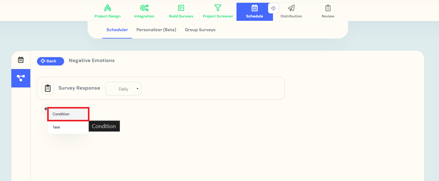 add condition for event
