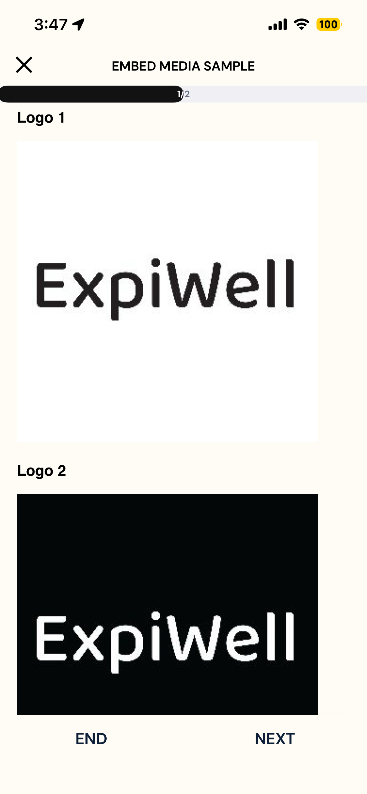 embedded images mobile example